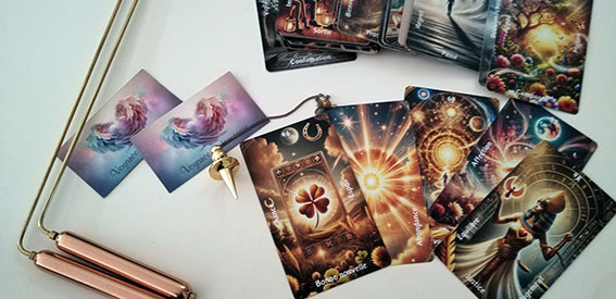 Oracles, pendu et baguettes de sourcier - Outils pour les séances de voyance